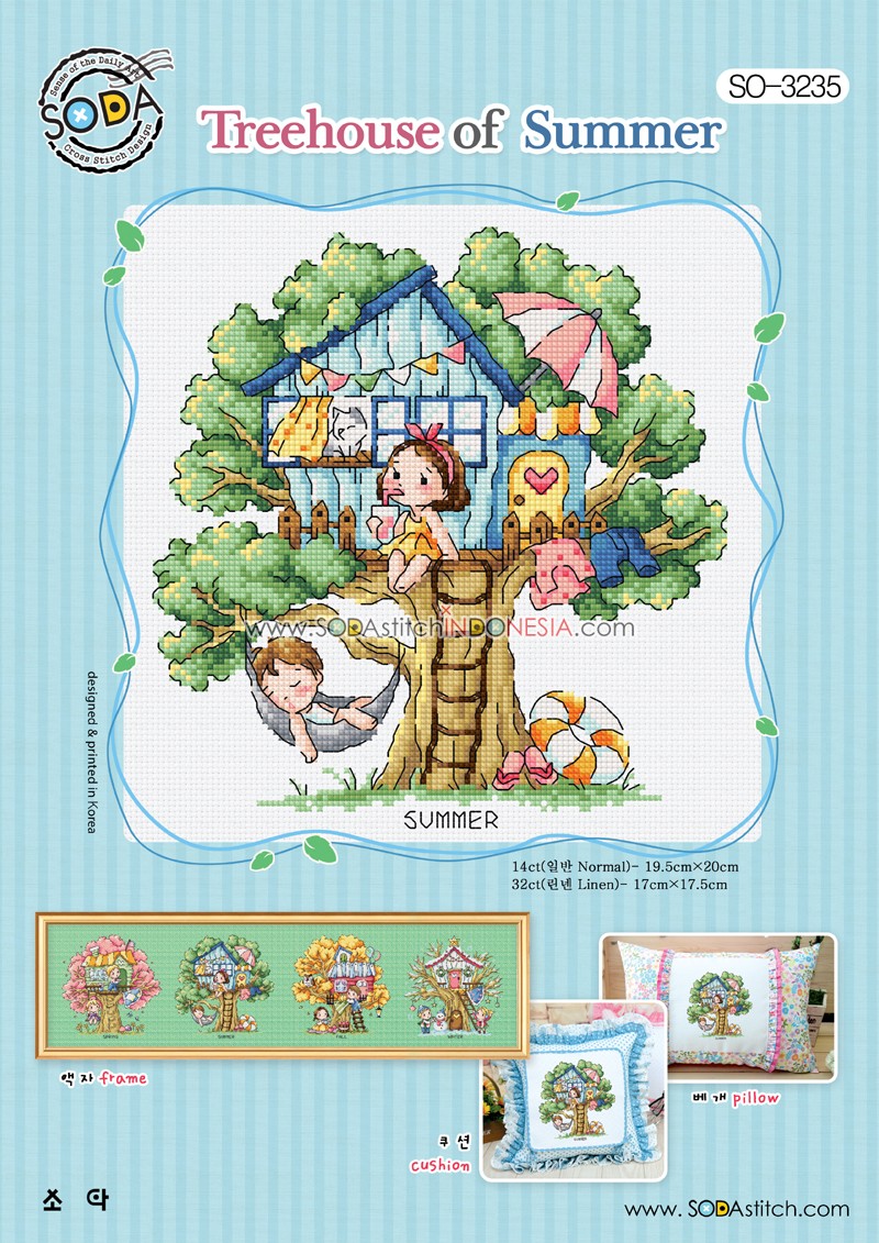 Sodastitch Indonesia PKT-SO-3235 - Paket Sodastitch - Paket Treehouse Of Summer