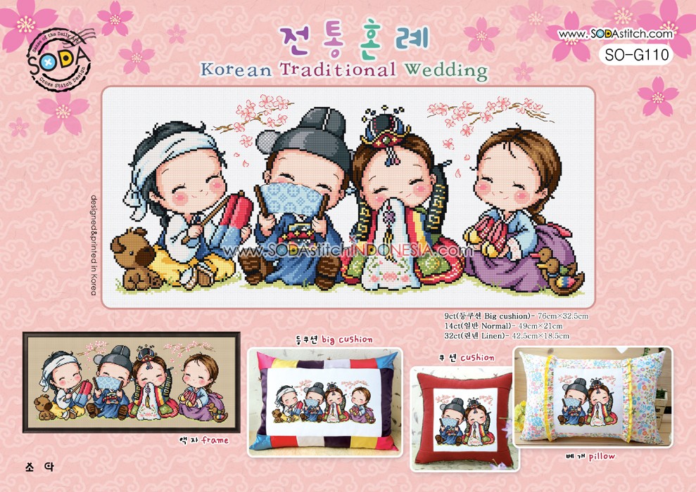 Sodastitch Indonesia PKT-SO-G110 - Paket Sodastitch - Paket Korean Traditional Wedding