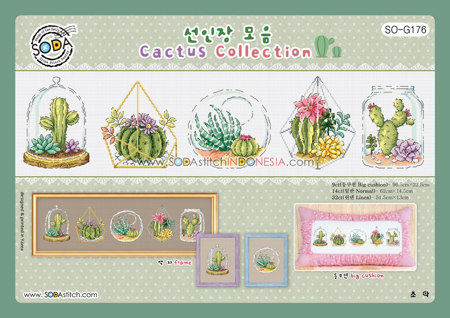 Sodastitch Indonesia PKT-SO-G176 - Paket Sodastitch - Cactus Collection