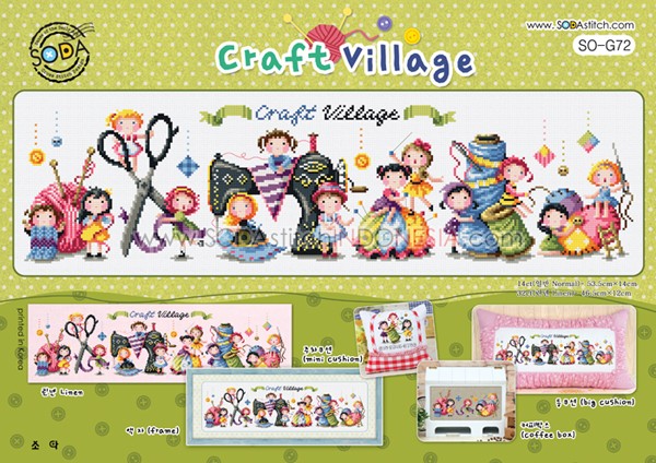 Sodastitch Indonesia PKT-SO-G72 - Paket Sodastitch - Paket Craft Village