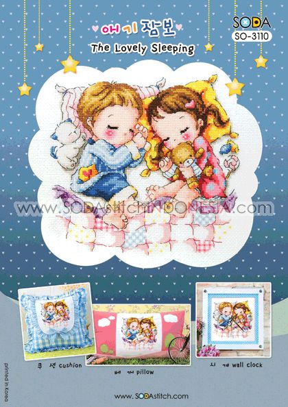 Sodastitch Indonesia SO-3110 - Pola Sodastitch - The Lovely Sleeping