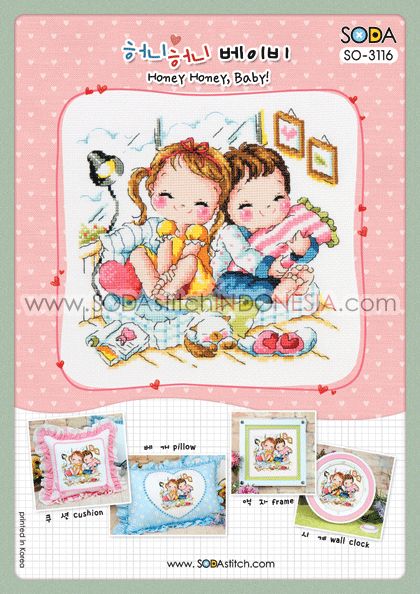Sodastitch Indonesia SO-3116 - Pola Sodastitch - Honey Honey, Baby !