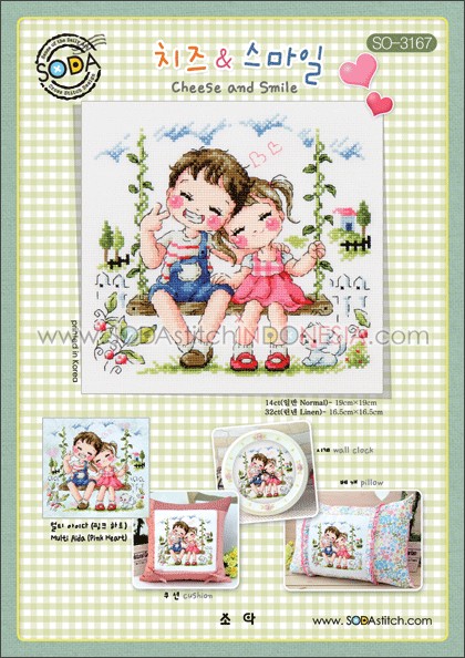 Sodastitch Indonesia SO-3167 - Pola Sodastitch - Cheese and Smile