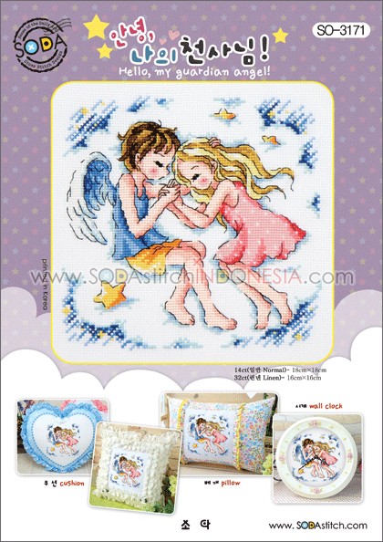Sodastitch Indonesia SO-3171 - Pola Sodastitch - Hello, My Guardian Angel !