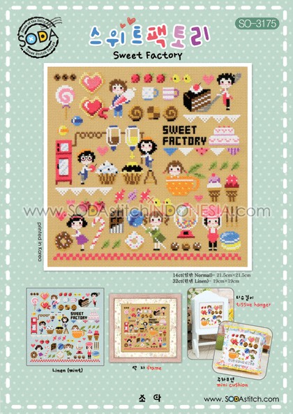 Sodastitch Indonesia SO-3175 - Pola Sodastitch - Sweet Factory
