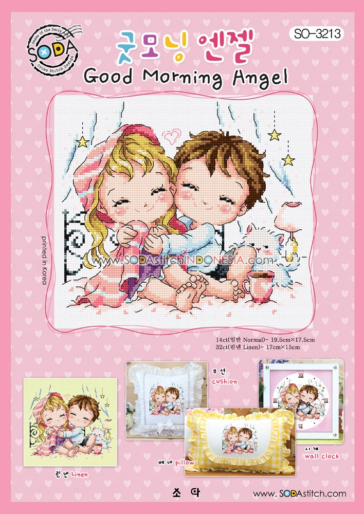 Sodastitch Indonesia SO-3213 - Pola Sodastitch - Good Morning Angel