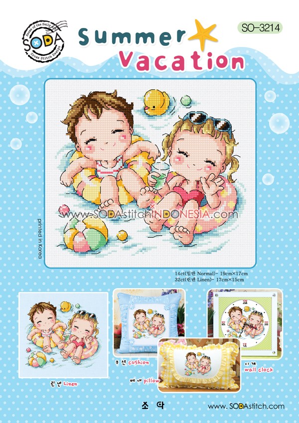 Sodastitch Indonesia SO-3214 - Pola Sodastitch - Summer Vacation
