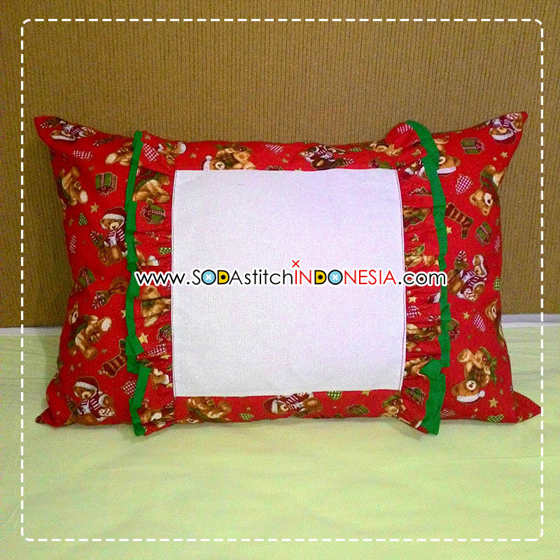 Sodastitch Indonesia CUS-40-60-02 - Christmas Teddy Bear Cushion