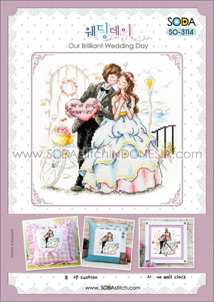 Sodastitch Indonesia PKT-SO-3114 - Paket Sodastitch - Paket Our Brilliant Wedding Day