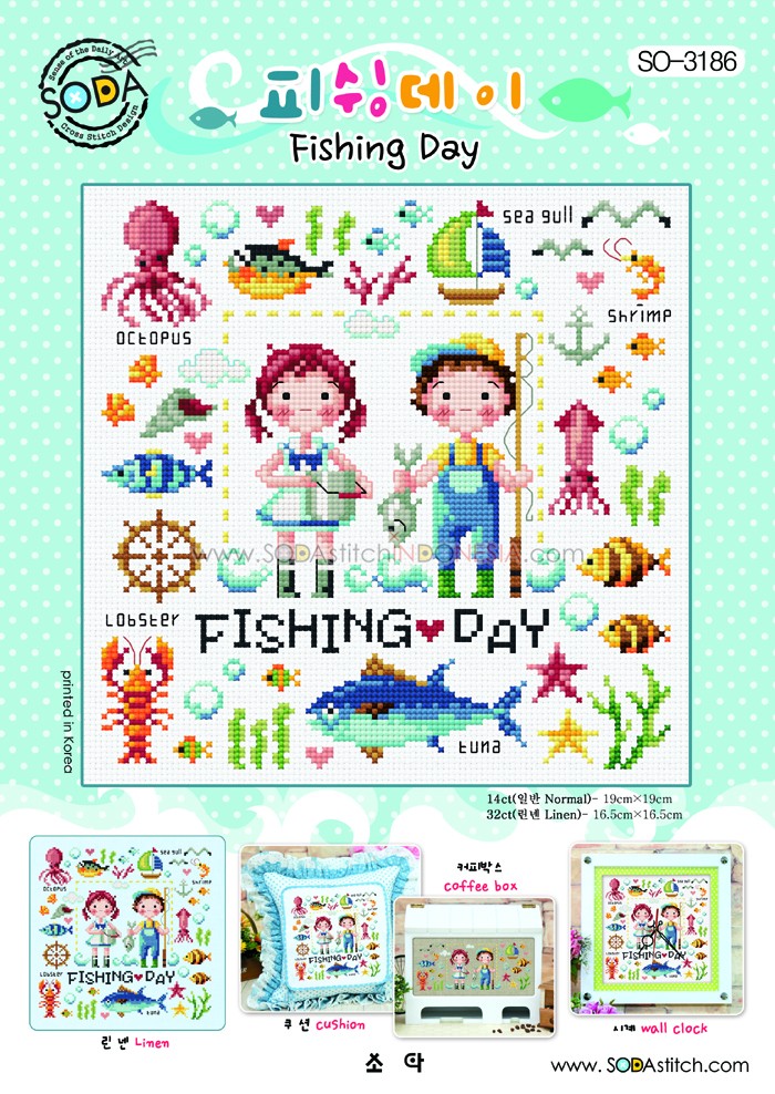 Sodastitch Indonesia PKT-SO-3186 - Paket Sodastitch - Paket Fishing Day