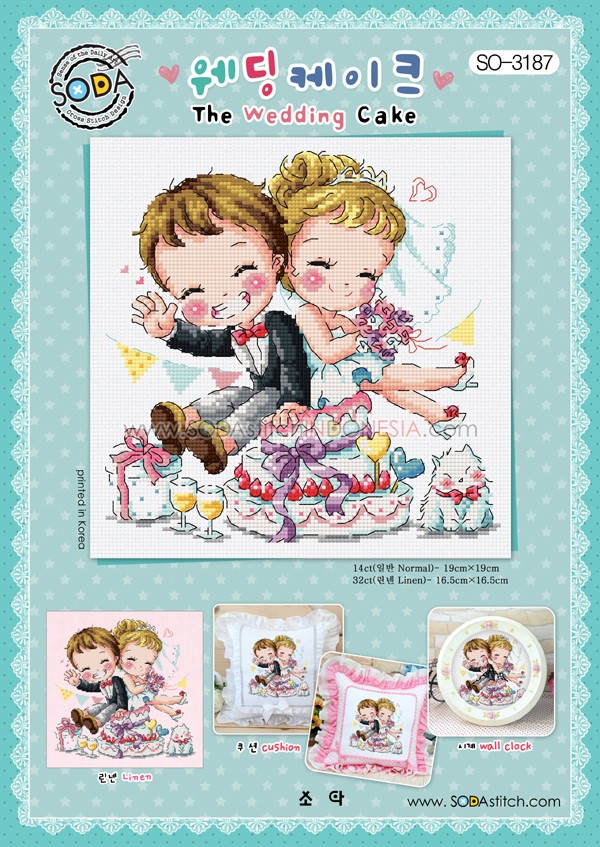 Sodastitch Indonesia PKT-SO-3187 - Paket Sodastitch - Paket The Wedding Cake