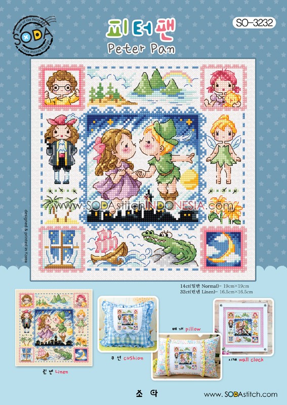 Sodastitch Indonesia PKT-SO-3232 - Paket Sodastitch - Paket Peter Pan
