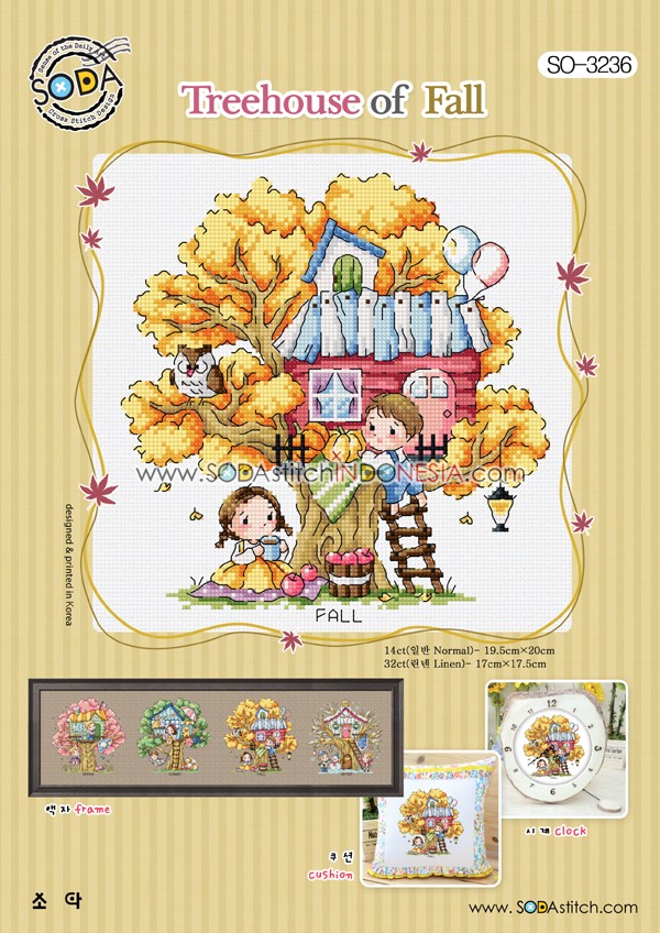 Sodastitch Indonesia PKT-SO-3236 - Paket Sodastitch - Paket Treehouse Of Fall