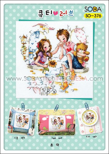 Sodastitch Indonesia PKT-SO-376 - Paket Sodastitch - Paket Cute Love