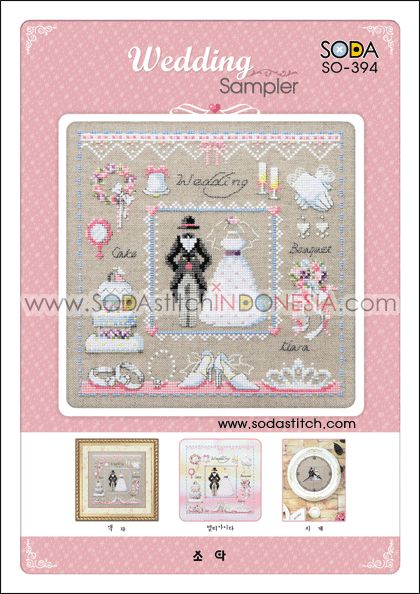 Sodastitch Indonesia PKT-SO-394 - Paket Sodastitch - Paket Wedding Sampler