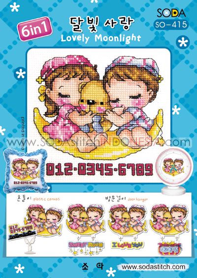Sodastitch Indonesia PKT-SO-415 - Paket Sodastitch - Paket Lovely Moonlight