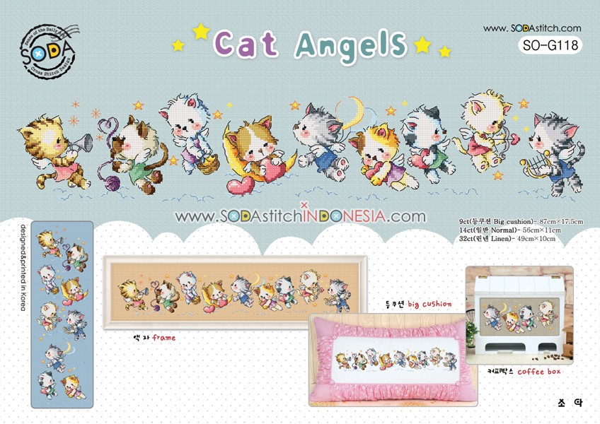 Sodastitch Indonesia PKT-SO-G118 - Paket Sodastitch - Paket Cat Angels