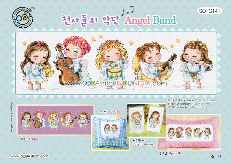Sodastitch Indonesia PKT-SO-G141 - Paket Sodastitch - Paket Angel Band