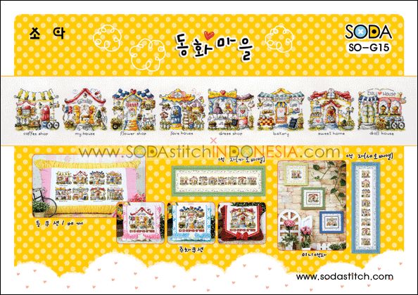Sodastitch Indonesia PKT-SO-G15 - Paket Sodastitch - Paket The Village In Fairy Tale