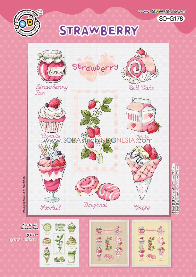 Sodastitch Indonesia PKT-SO-G178 - Paket Sodastitch - Strawberry