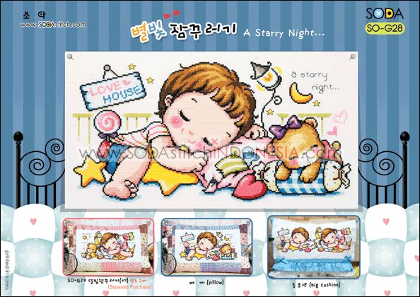 Sodastitch Indonesia PKT-SO-G28 - Paket Sodastitch - Paket A Starry Night...