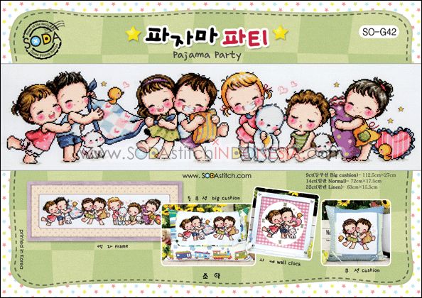 Sodastitch Indonesia PKT-SO-G42 - Paket Sodastitch - Paket Pajama Party