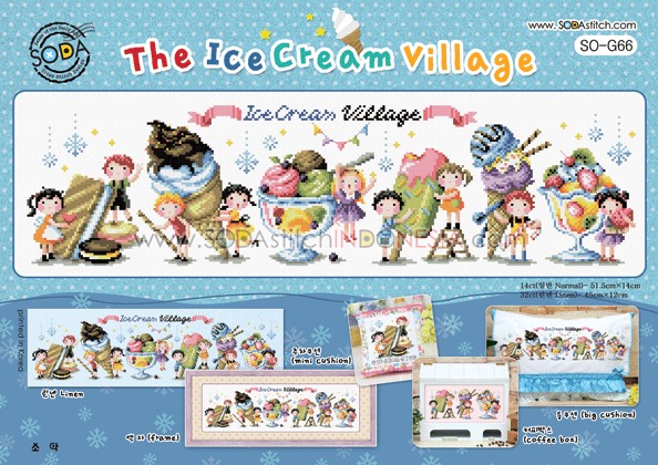 Sodastitch Indonesia PKT-SO-G66 - Paket Sodastitch - Paket The Ice Cream Village