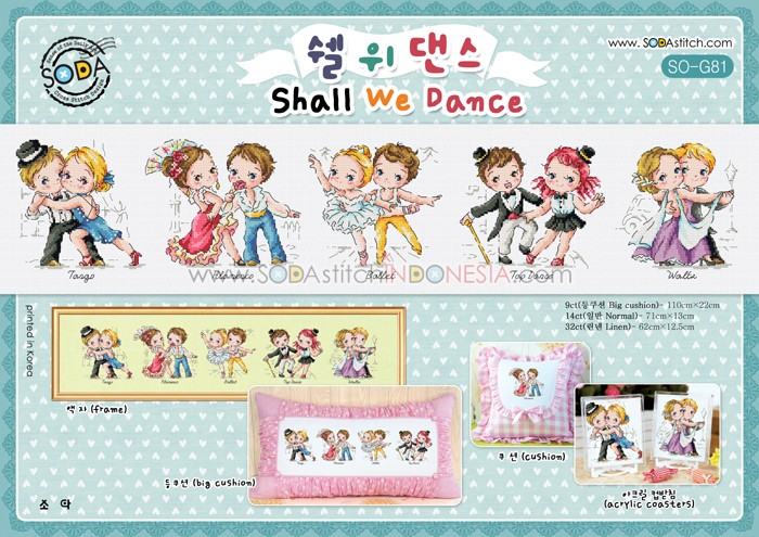 Sodastitch Indonesia PKT-SO-G81 - Paket Sodastitch - Paket Shall We Dance