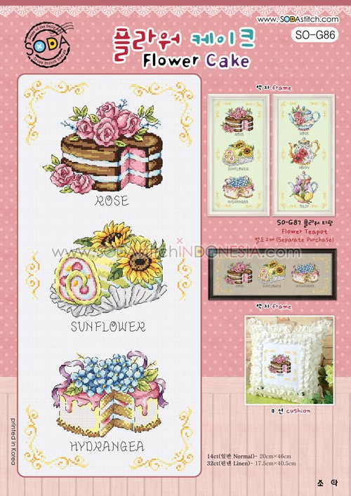 Sodastitch Indonesia PKT-SO-G86 - Paket Sodastitch - Paket Flower Cake