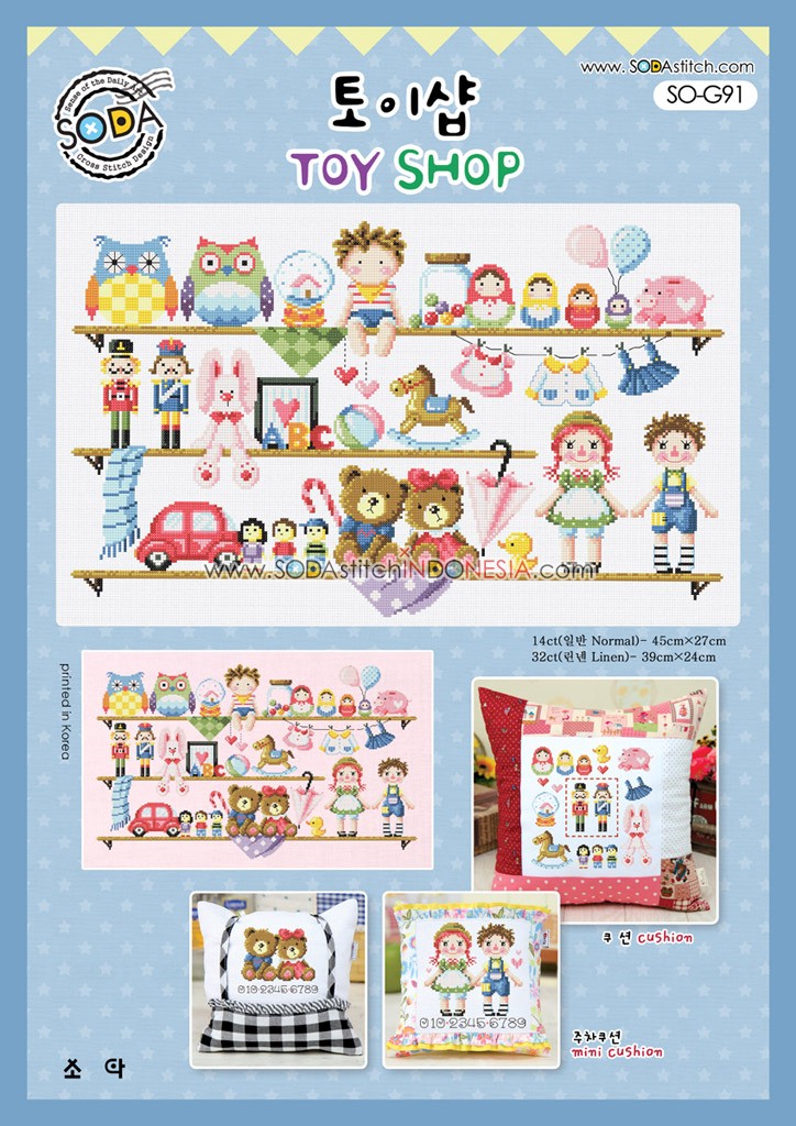 Sodastitch Indonesia PKT-SO-G91 - Paket Sodastitch - Paket Toy Shop