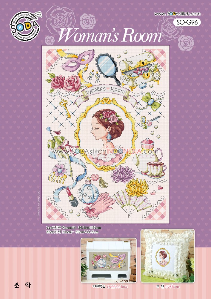 Sodastitch Indonesia PKT-SO-G96 - Paket Sodastitch - Paket Woman's Room