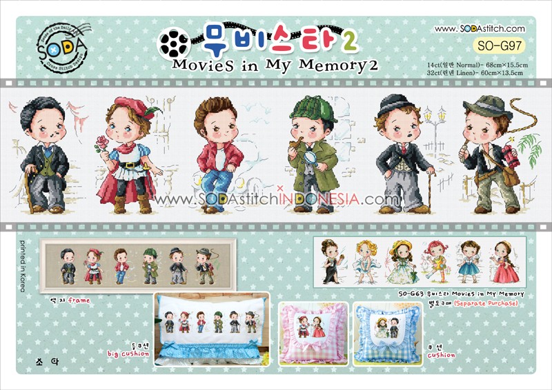 Sodastitch Indonesia PKT-SO-G97 - Paket Sodastitch - Paket Movies In My Memory 2