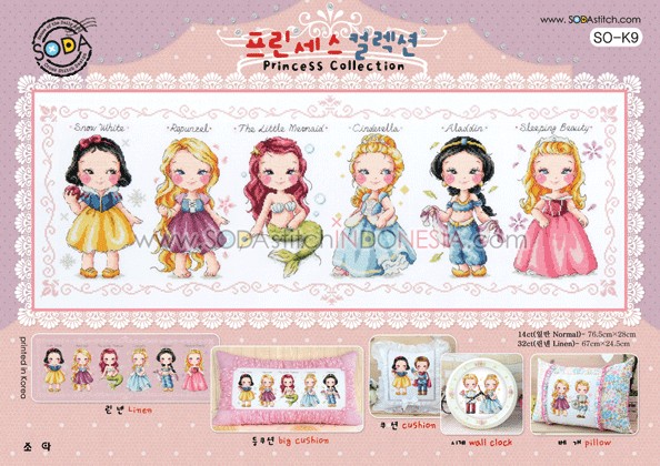 Sodastitch Indonesia PKT-SO-K9 - Paket Sodastitch - Paket Princess Collection