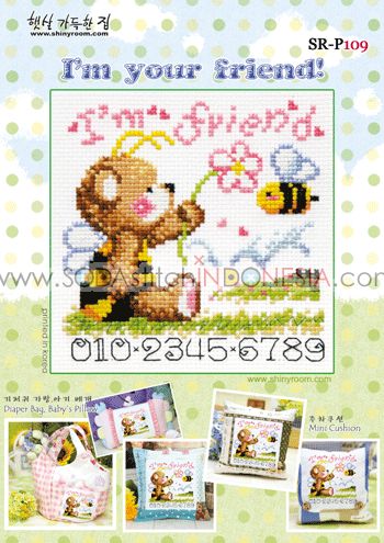 Sodastitch Indonesia PKT-SR-P109 - Paket Shiny Room - Paket I'm Your Friend