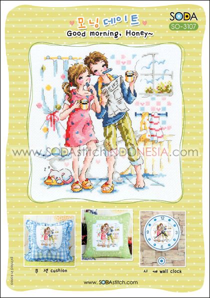 Sodastitch Indonesia SO-3107 - Pola Sodastitch - Good Morning, Honey~
