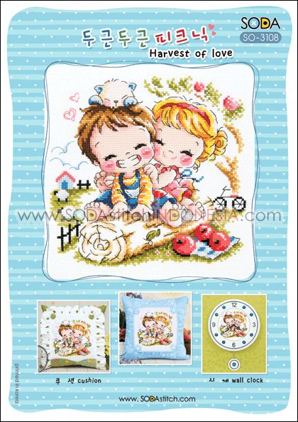 Sodastitch Indonesia SO-3108 - Pola Sodastitch - Harvest Of Love