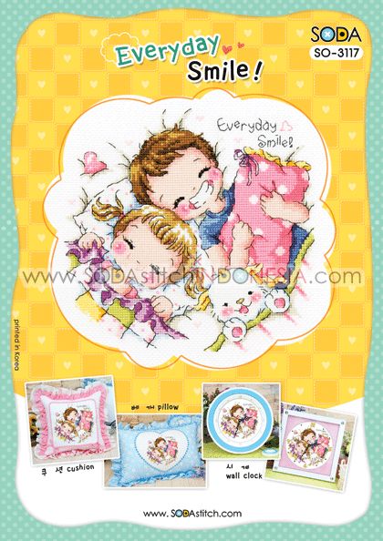 Sodastitch Indonesia SO-3117 - Pola Sodastitch - Everyday Smile !