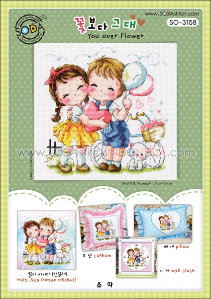 Sodastitch Indonesia SO-3158 - Pola Sodastitch - You Over Flower