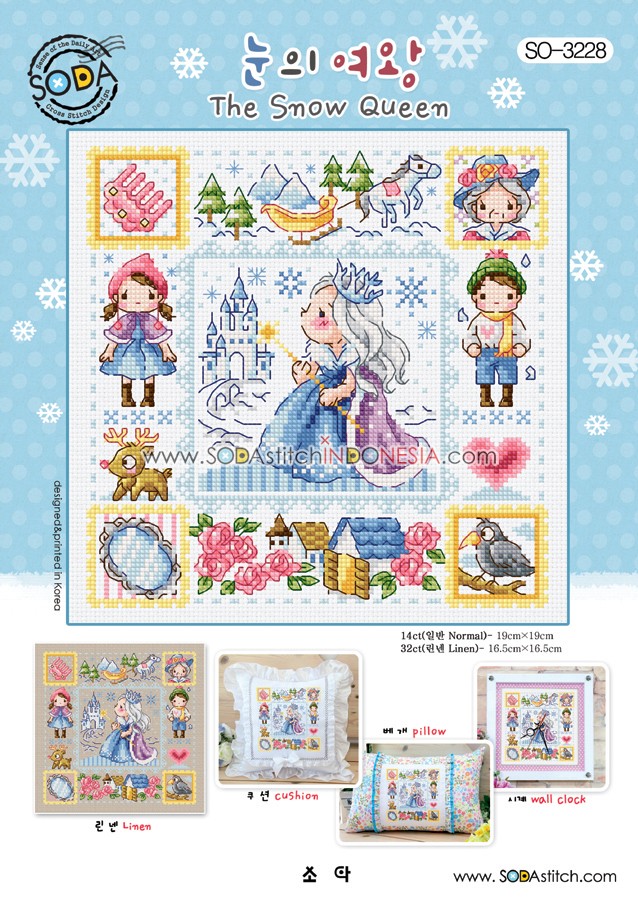 Sodastitch Indonesia SO-3228 - Pola Sodastitch - The Snow Queen