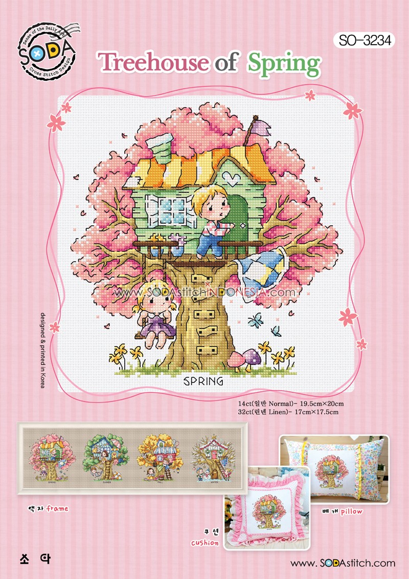 Sodastitch Indonesia SO-3234 - Pola Sodastitch - Treehouse Of Spring