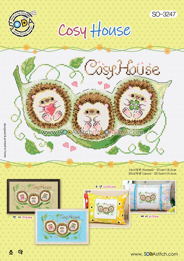 Sodastitch Indonesia SO-3247 - Pola Sodastitch - Cosy House