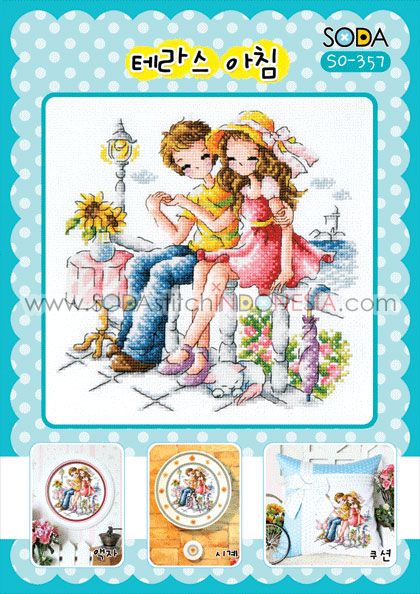 Sodastitch Indonesia SO-357 - Pola Sodastitch - Morning On The Terrace