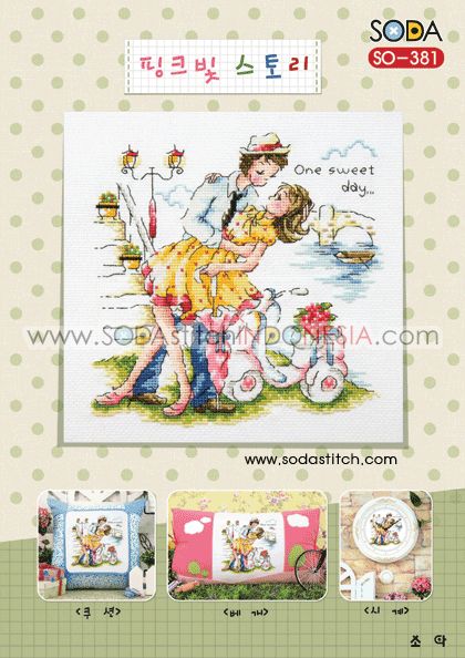 Sodastitch Indonesia SO-381 - Pola Sodastitch - Pinkish Story