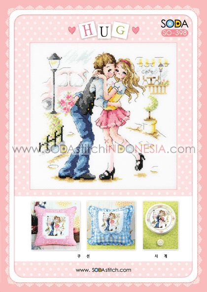 Sodastitch Indonesia SO-398 - Pola Sodastitch - A Hug
