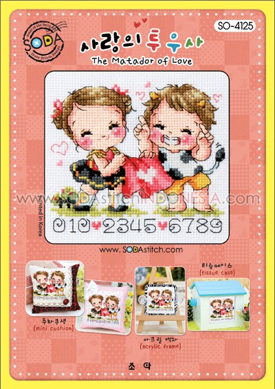 Sodastitch Indonesia SO-4125 - Pola Sodastitch - The Matador Of Love