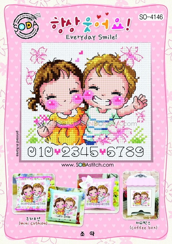 Sodastitch Indonesia SO-4146 - Pola Sodastitch - Everyday Smile !