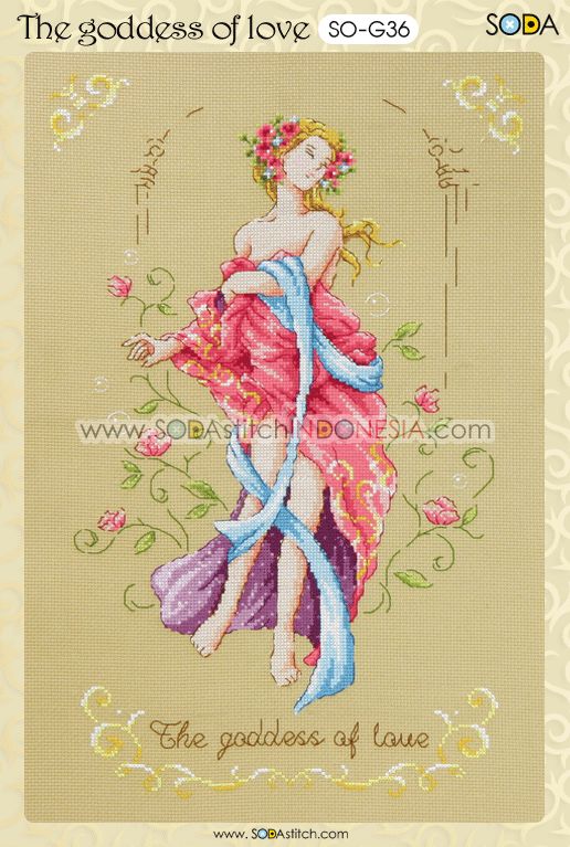 Sodastitch Indonesia SO-G36 - Pola Sodastitch - The Goddess Of Love