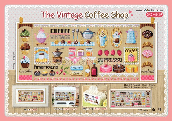 Sodastitch Indonesia SO-G49 - Pola Sodastitch - The Vintage Coffee Shop
