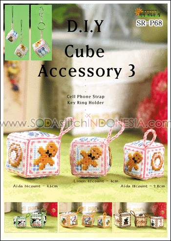 Sodastitch Indonesia SR-P68 - Pola Shiny Room - D.I.Y. Cube Accessories 3