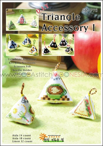 Sodastitch Indonesia SR-P76 - Pola Shiny Room - Triangle Accessories 1